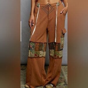 POL CARGO Patchwork Pants